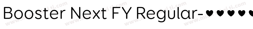 Booster Next FY Regular字体转换